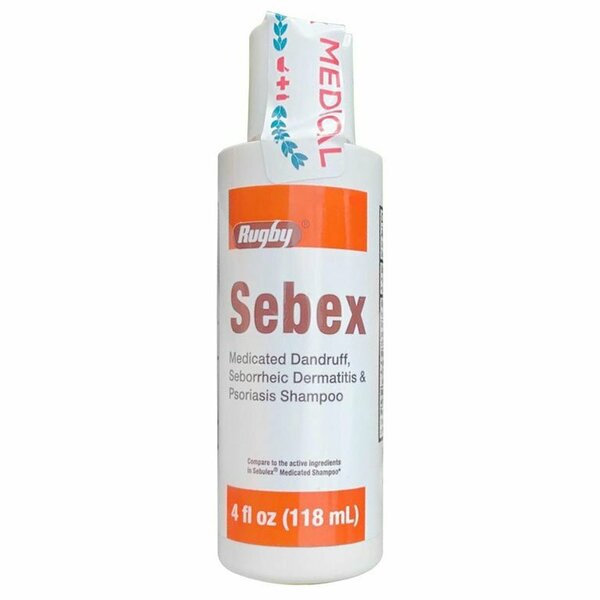 Major & Rugby Pharmaceuticals Sebex Shampoo, 4 Oz, 24PK 00536-1962-97